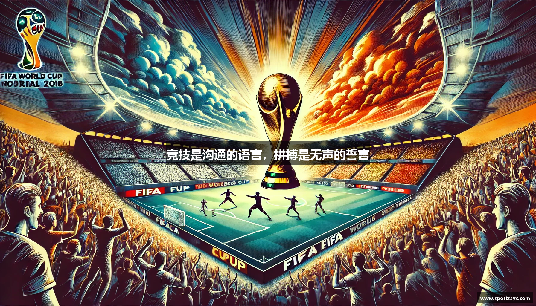 竞技是沟通的语言，拼搏是无声的誓言